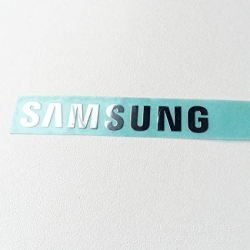Wallner Adhesive Samsung Logo Sticker Metal Sticker Metal Plate Cellphone  Sticker for Cell Phone Laptop and Others