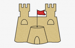 Cute Sand Castle Clipart Clip Art Library - Png Sand Castle ...