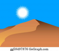 Sand Dunes Clip Art - Royalty Free - GoGraph