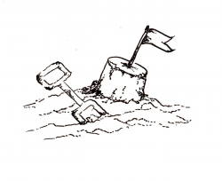 Free Sand Clipart Black And White, Download Free Clip Art ...