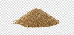 Brown sand, Neat Pile Of Sand transparent background PNG ...