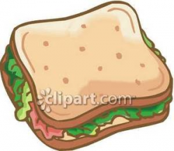 BLT Sandwich - Royalty Free Clipart Picture