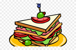 Pasta Clipart Cute Borders - Sandwich Clip Art, HD Png ...