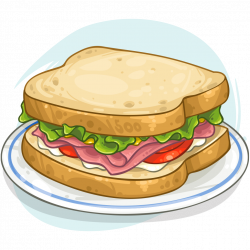 Sandwich Clipart ham sandwich 2 - 1024 X 1024 Free Clip Art ...