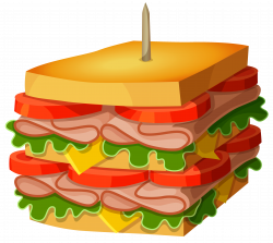 Sandwich Clipart square 8 - 3940 X 3523 Free Clip Art stock ...