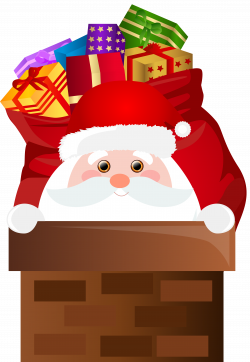 Santa Claus Chimney Transparent PNG Clip Art | Gallery Yopriceville ...