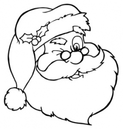 Free Free Santa Coloring Page Clip Art Image 0521-1012-1600-0732 ...