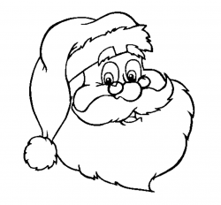 Santa Christmas Coloring Pages Santa Claus Coloring Pages #7295 ...