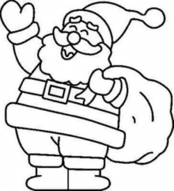 Christmas Clipart Coloring Pages | Free download best Christmas ...