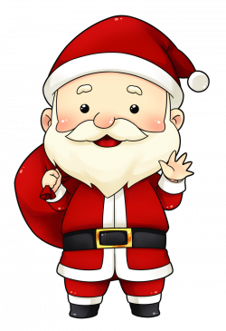 You can use this cute and adorable Santa clip art on whatever ...