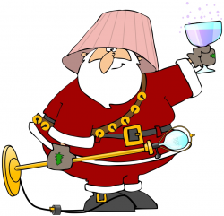 Free Santa Drinking Wine, Download Free Clip Art, Free Clip Art on ...