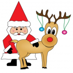Free santa and rudolph clipart – Gclipart.com