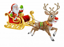 Rudolph Santa Claus Reindeer Christmas Free PNG Images & Clipart ...