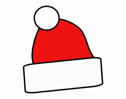 Free Simple Santa Cap Clip Art - Simple Santa Clipart, Transparent ...