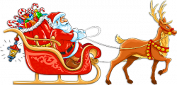 Santa clipart deer #12 | A- Santa choice | Santa sleigh, Santa claus ...