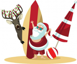 Summer santa clipart 2 » Clipart Portal