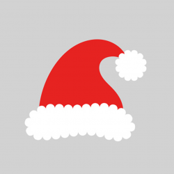 Free Santa Hat Vector Silhouette, Download Free Clip Art ...