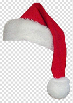 Santa Hats, red and white Santa hat transparent background ...