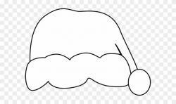 Black And White Santa Hat - Christmas Day - Free Transparent ...