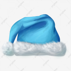Western Traditional Classic Blue Christmas Hat, Santa Claus ...