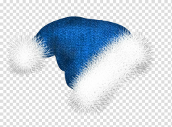 Hat, blue and white Santa hat transparent background PNG ...