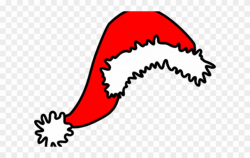 Drawn Santa Hat Christmas Clip Art Santa - Christmas Hat ...