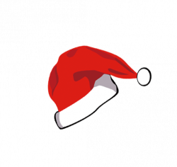 Santa Claus Hat Christmas Cartoon Drawing - Cartoon ...