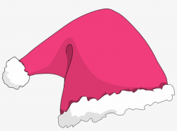 Santa Cap Clip Art - Pink Christmas Hat Clipart - Free ...