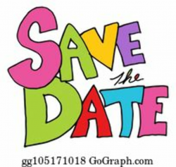 Save The Date Clip Art - Royalty Free - GoGraph