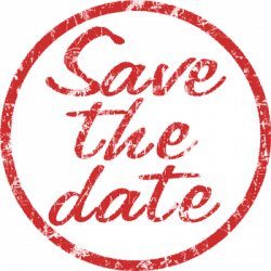 Save the Date Stamp transparent PNG - StickPNG