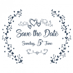 Save The Date Png, Vector, PSD, and Clipart With Transparent ...