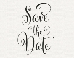 Save the date no date clipart clipartfest - Clipartix