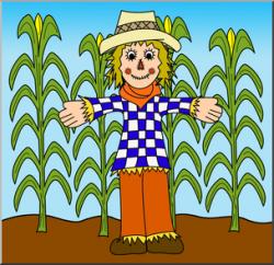 Scarecrow clipart colored, Scarecrow colored Transparent ...