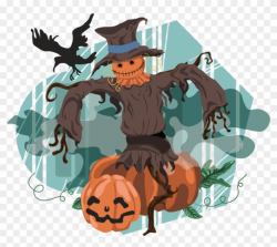Download for free 10 PNG Scarecrow clipart creepy top images ...