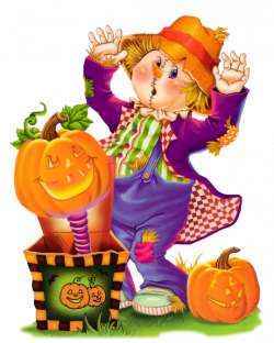 Cute Scarecrow PNG Clipart | Gallery Yopriceville - High ...