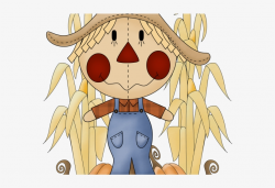 Scarecrow Clipart Primitive - Transparent Background Autumn ...