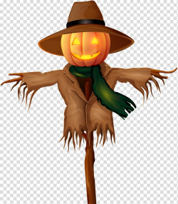 Scarecrow , Hat Tree Character Illustration, Halloween ...