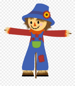 Scarecrow Clipart - Transparent Background Scarecrow Clipart ...