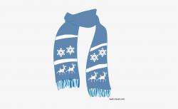 Light Blue Scarf, Free Winter Season Clip Art - Transparent ...