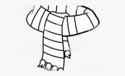 Scarf Clipart Black And White - Retro Style Side Tables ...