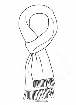 Scarf Clipart Black And White Hd | Letters with regard to ...