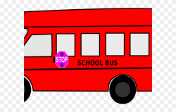 School Clipart Clipart School School Bus - School Bus Red Color ...