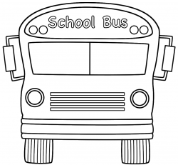 Clipart School Bus Outline - Clip Art Library