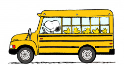 Snoopy is an Experienced School Bus Driver | Snoopy /Fun | Snoopy ...