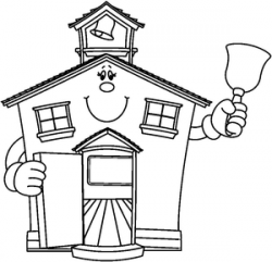 School Clipart Black And White | Clipart Panda - Free Clipart Images