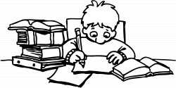 Free Homework Clipart Black And White, Download Free Clip ...