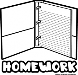 Homework Clipart Black And White | Free download best ...