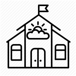 School Black And White clipart - School, Education ...