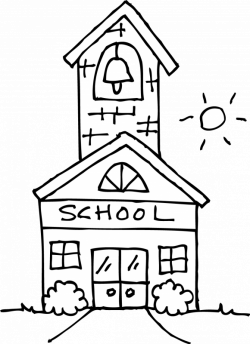 School Black And White clipart - School, Text, Line ...