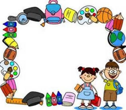 Clip art border school clipart | Escuela | School clipart, School ...
